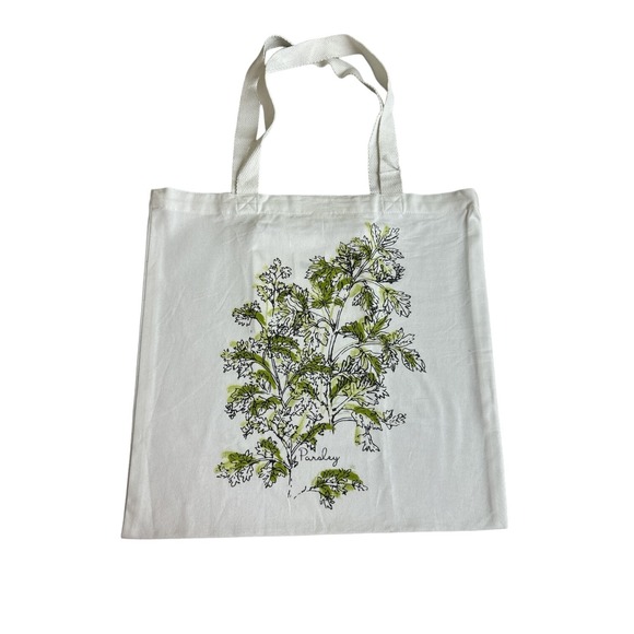 Tag Handbags - Tag Brand Herb Tote Bag Farmers Market Grocery Bag Parsley NWT